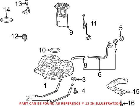 2018 chevy traverse fuel tank pressure sensor location