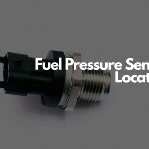 what does the fuel pressure sensor do